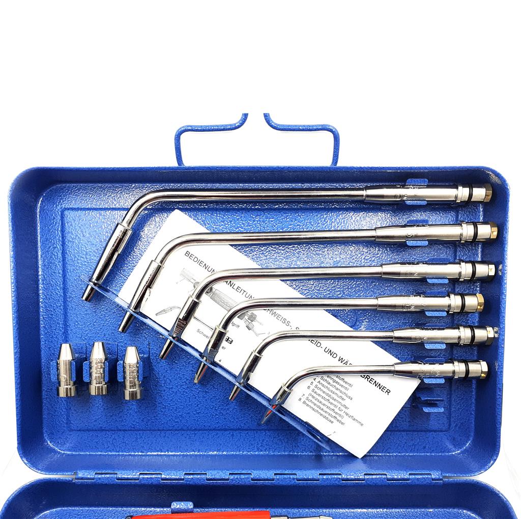 complete welding and cutting set in metal box