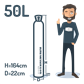 Sünt. õhk Scientific, 50L / 200 bar